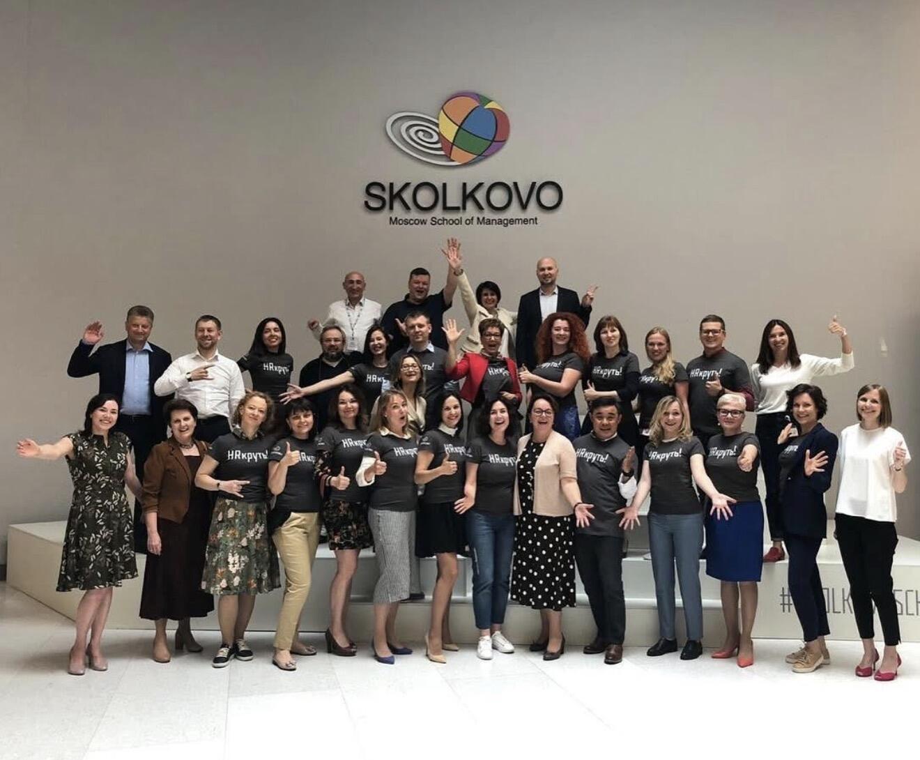 Владимир Демченков на выпускном в СКОЛКОВО